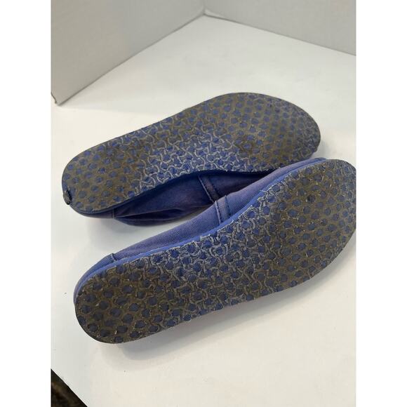 Toms Classic Alpargata Flat Shoes Blue Wash Canvas Slip On Loafer Sz 8.5 - Picture 6 of 6